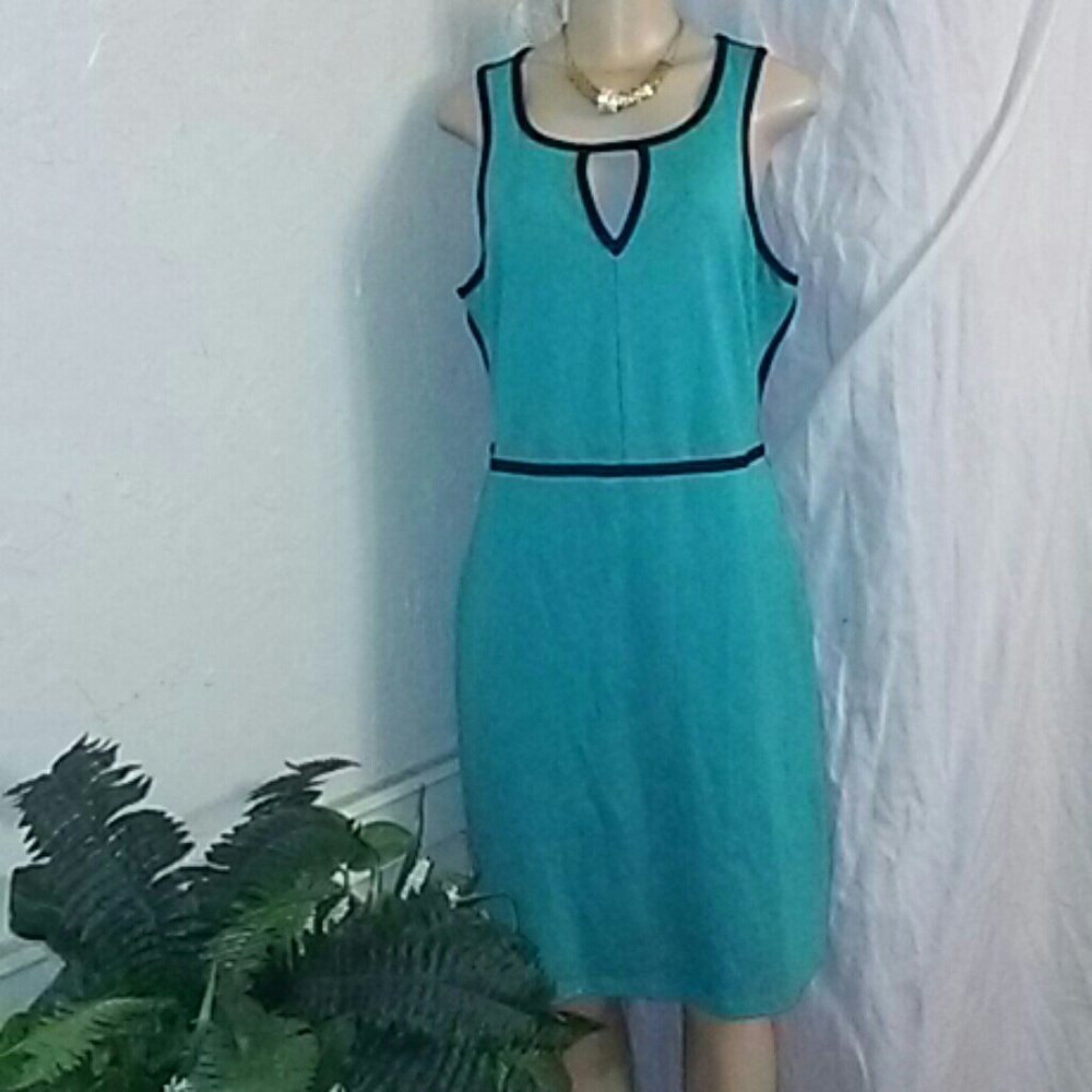 Nicole Miller mint and black tank dress